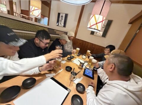 今年の締めくくりは、しゃぶしゃぶ忘年会！